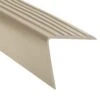Nez De Marche En Vinyle Beige Pour Bordure D'escalier, 1-7/8" X 3'
