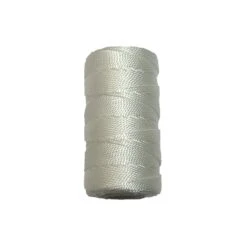 Ficelle De Maçon En Nylon Torsadé #18, Blanche - 500'