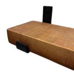 Équerre à Tablette En Métal Noir De Style ''J'', 12"