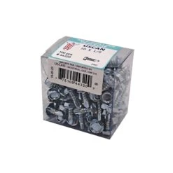 Vis Autoperceuse à Tête Hexagonale Plaquée Zinc "Tek" Pour Le Métal, #10-16 X 1/2" (100 Unités)