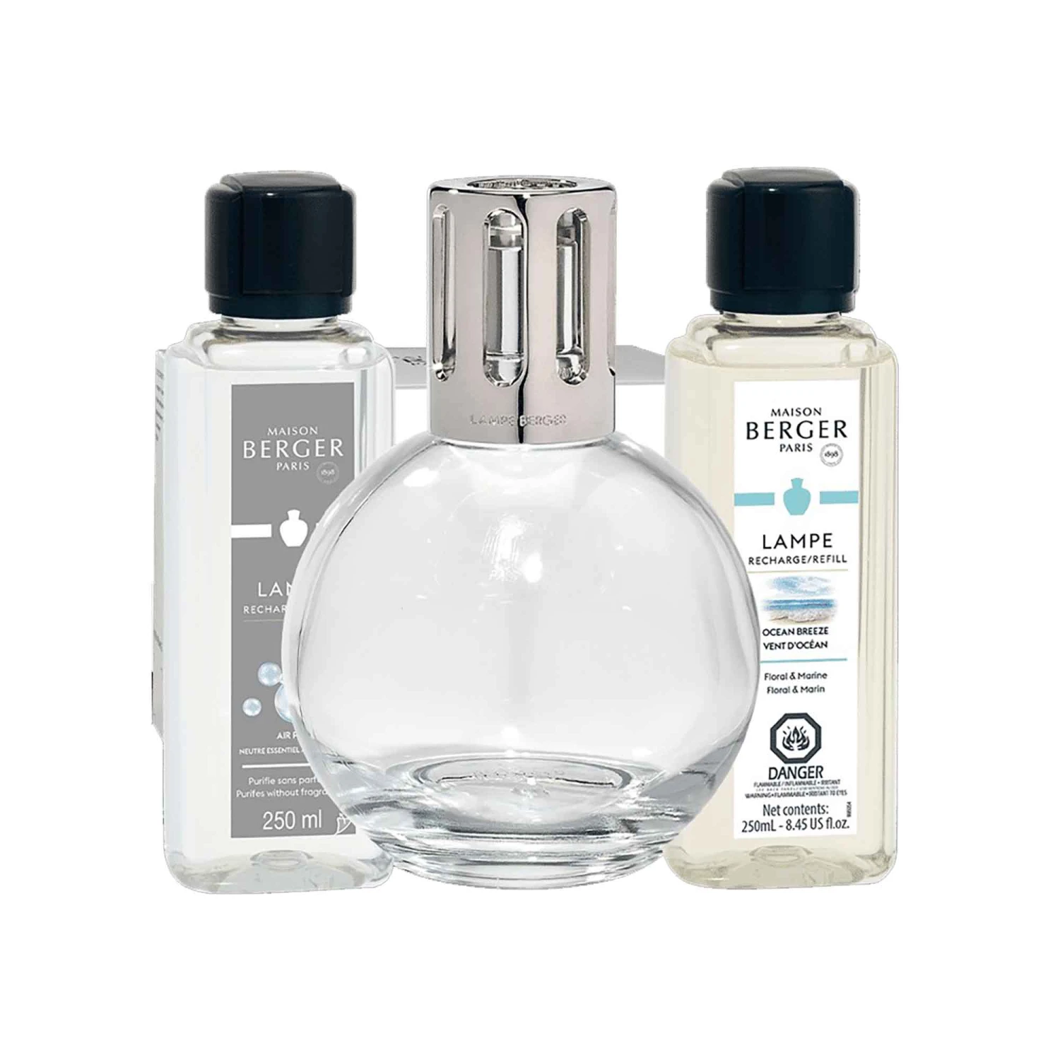 Ensemble D'une Lampe Aromatique Ovale Avec 2 Parfums, Neutre Et Vent D’océan 3 Ensemble D'une Lampe Aromatique Ovale Avec 2 Parfums, Neutre Et Vent D’océan