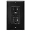 Prise DecoraDDFT De 15 A / 125 V, Noir