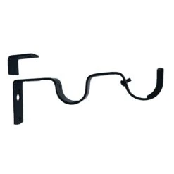 Supports Doubles Pour Tringles à Rideaux, 1'' à 1-1/8'' (noir)