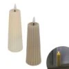 Bougie Pilier En Cire Striée à DEL Avec Flamme 3D, 8,7'' (choix Entre 2 Couleurs) -GAGNON Quincaillerie ca6bfa8d5e23b9fdcefee1b0f81bcc62d37158cb 15228651 001