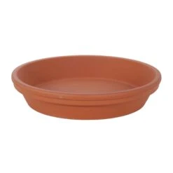 Soucoupe Allemande Terre Cuite, 8.7"