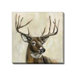 Canevas Chevreuil élégant 24'' X 24"
