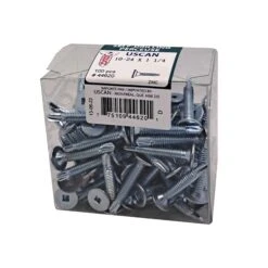 Vis Autoperceuse à Tête Mince Plaquée Zinc "Tek" Pour Le Métal, #10-24 X 1-1/4" (100 Unités)
