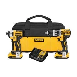 DeWALT Kit Combiné Perceuse à Percussion Et Visseuse à Percussion Sans Fil 20 V MAX XR