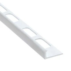 Bordure De Carrelage En Vinyle Blanc, 1/4" X 8'