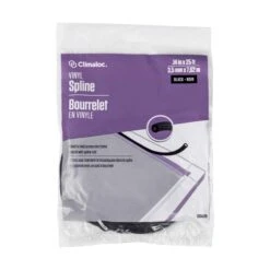 Bourrelet Noir En Vinyle Pour Moustiquaire 0,14" X 25'