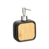 Distributeur De Savon En Dolomite Avec Déco Bambou, Noir Mat -GAGNON Quincaillerie d0ec3c1f26da46882029b4bb168a9ef3d4e1659e 39980065 001