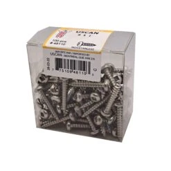 Vis En Acier Inoxydable à Tête Ronde Pour Métal, #8 X 1" (100 Unités)