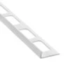 Bordure De Carrelage En Vinyle Blanc, 3/16" X 8'