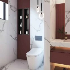 Niche De Douche Murale Layla à 3 Tablettes En Acier Inoxydable Noir Mat, 8'' X 36'' -GAGNON Quincaillerie d3fea53f660cac96c5609e336234007dcf6cc77c 63601912 002