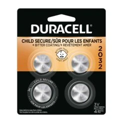 Duracell Pile Bouton Au Lithium De 3 V CR 2032, 4 unités