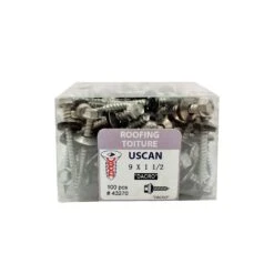 Vis à Tôle Dacrotisée, #9 x 1-1/2" (100 Unités)