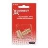 Raccord Mâle Hexagonal D'air Comprimé De 1/4 (M) NPT, 2 Pièces