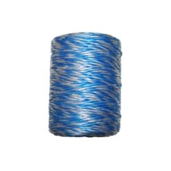 Ficelle De Polypropylène Blanche Et Bleue - 1 500'