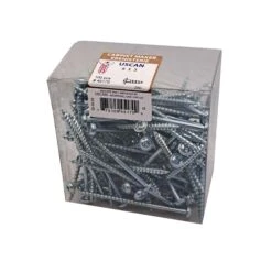 Vis à Tête Ronde Avec Rondelle Intégrée Plaquée Zinc, #8 X 3" (100 Unités)