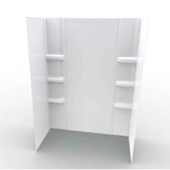 Mur De Baignoire En Polystyrène Fini Lisse Brillant, 60" X 36" X 80"