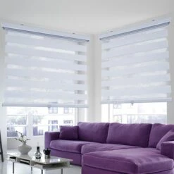 Toile Blanche Alternée, 48'' X 84''