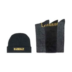 DeWALT Chaussettes Et Tuque De Travail Pour Homme, Ensemble De 4