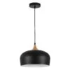 Luminaire Suspendu à 1 Lumière Belmont, Noir Et Naturel -GAGNON Quincaillerie e25e653008ac1083c6b87e5b1da68c761021fec4 39900018 001