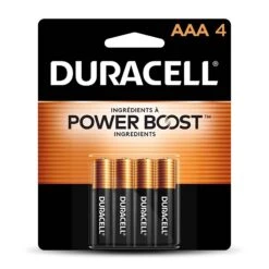 Duracell Pile Alcaline AAA Coppertop, 4 Unités