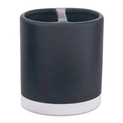 Porte-brosse à Dents En Céramique, Noir Et Blanc