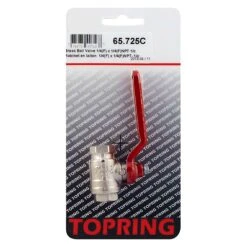 Robinet En Laiton à Quart De Tour Pour Air Comprimé, 1/4 (F) X 1/4 (F) NPT