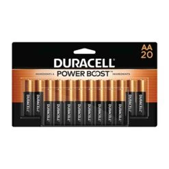 Duracell Pile Alcaline AA Coppertop, 20 Unités