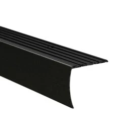 Moulure De Nez De Marche Noir Mat, 1-1/8" X 3'