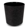 Jardinière Gama Avec Textile Noir, 10'' X 10''