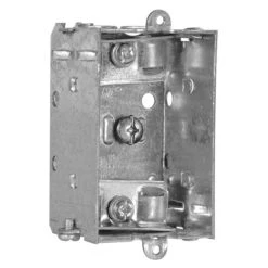 Boîte électrique Rectangulaire Regroupable Pour (1) Dispositif, 1-1/2'' De Profondeur (8 Po3)