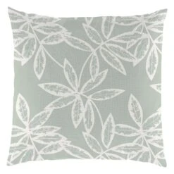 Coussin D'extérieur Imprimé Et Tissé, 17,7'' X 17,7'' (feuillage Vert)