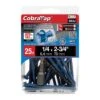 Vis à Béton à Tête Hexagonale CobraTap De 1/4" X 2-3/4", 25 Unités -GAGNON Quincaillerie ebbd30a20423c33fb74942a041d1d2fe3ebf46ad 60854316 001