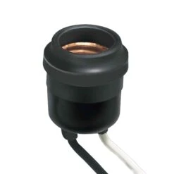 Douille En Caoutchouc, Noir