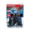 Vis à Béton à Tête Hexagonale CobraTap De 1/4" X 3-1/4", 25 Unités -GAGNON Quincaillerie edbab27de7884349e679d7f3f965802e0acd4a84 60854323 001