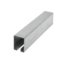 Rail Carré Standard en Acier Galvanisé, 16'