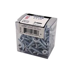 Vis à Bois à Tête Plate De Couleur Blanche, #8 X 3/4" (100 Unités)