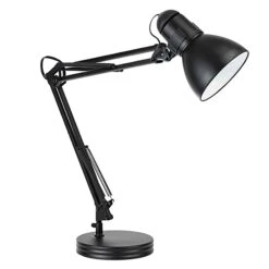 Globe Lampe De Bureau Architecte En Noir Mat, 28"