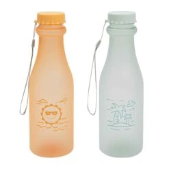 Bouteille En Plastique Givré, 650 Ml (choix Entre 2 Modèles)