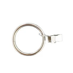 Anneaux De Suspension Pour Rideaux Avec Pinces, 1-1/2'' (argent)