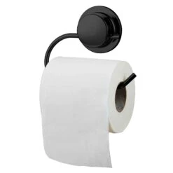 Porte-papier De Toilette à Ventouse, Noir
