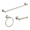 Moen Ensemble D'accessoires De Salle De Bain Laia, Nickel Brossé (3 Pièces)