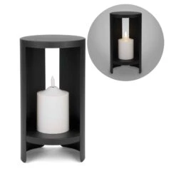 Lanterne En Métal Avec Chandelle à DEL, 11"