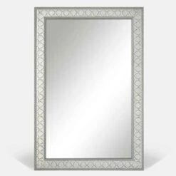 Miroir Rectangulaire De 24" X 36" Avec Bordure En Aluminium, Argent