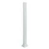 Poteau De Montage En Aluminium Blanc Pour Rampe De 36'' De Hauteur, 37-1/2'' X 2'' -GAGNON Quincaillerie f56bc431f6f2b7ea575be880315d974712db8e69 88801837 001