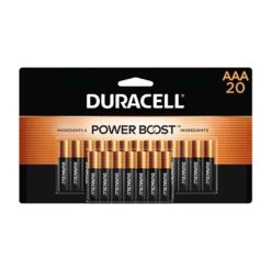 Duracell Pile Alcaline AAA Coppertop, 20 Unités