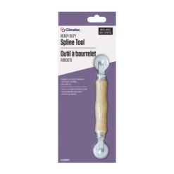 Outil En Bois Avec 2 Roulettes Pour La Pose De Bourrelet De Moustiquaire